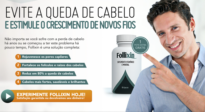 Folixin: combata a calvície e deixe seus cabelos mais fortes